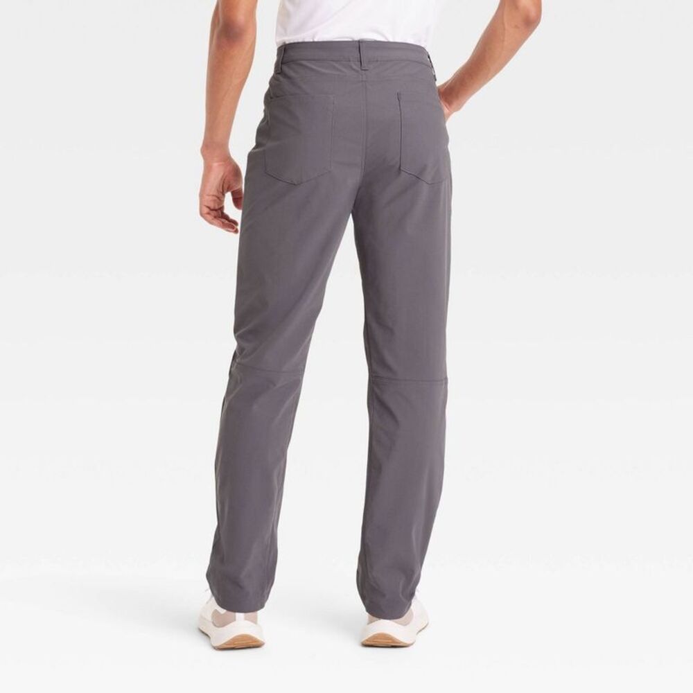 Men's Lifestyle 360 5-Pocket Golf Pants - All In Motion Dark Gray 36x30 - Picture 2 of 5